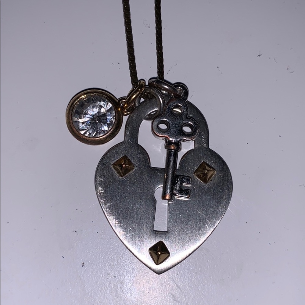 Juicy Couture key charm necklace